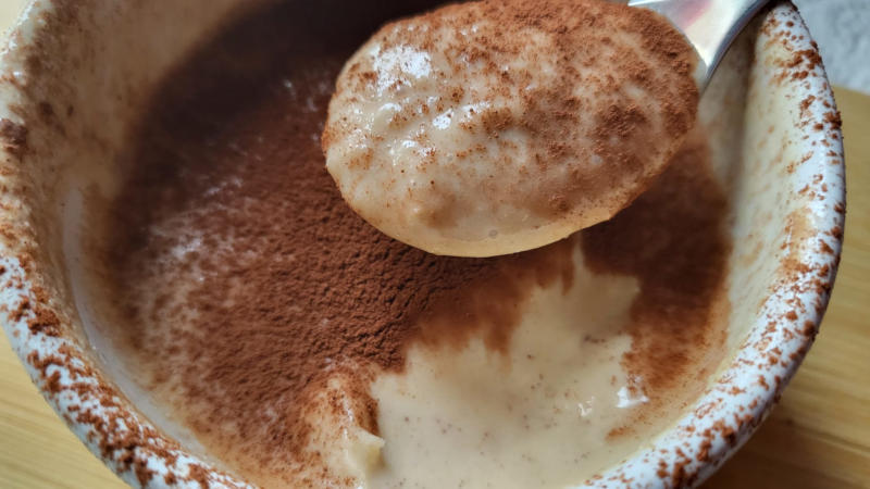 Mousse proteica al caffè